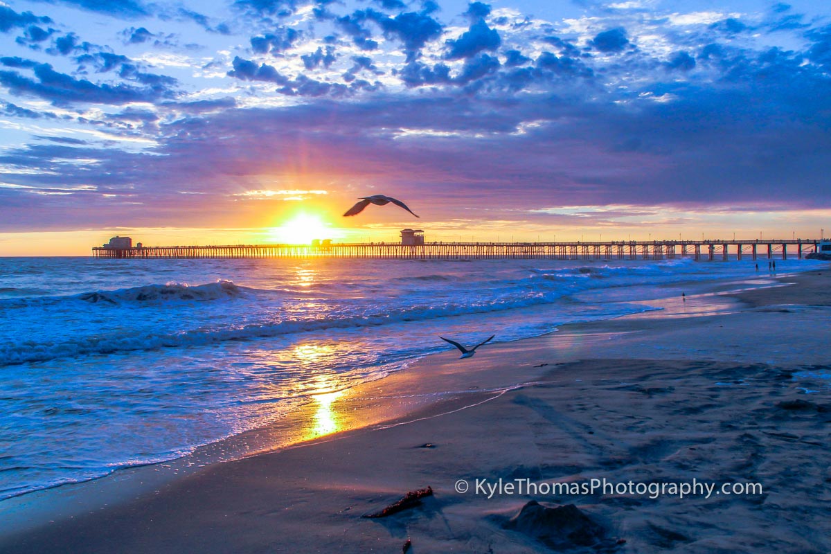 Oceanside-CA--Pier-Sunset