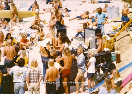 Along the sand with the boards