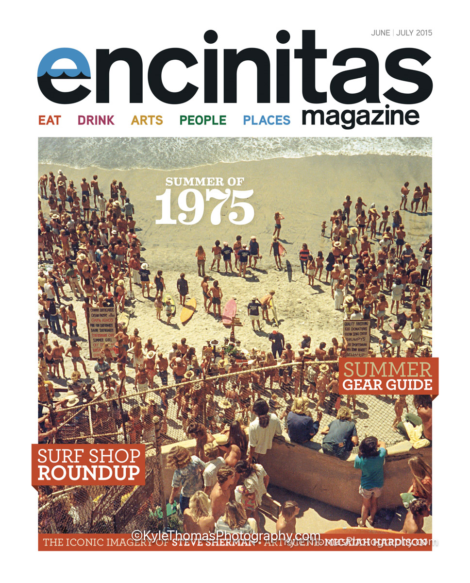 1975 Stonesteps Surfing Contest Encinitas magazine Cover