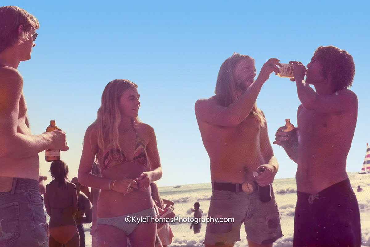1975 Stonesteps Surfing Contest Encinitas locals