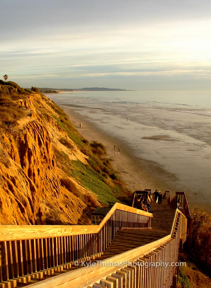 Cardiff Encinitas Beach Stairs