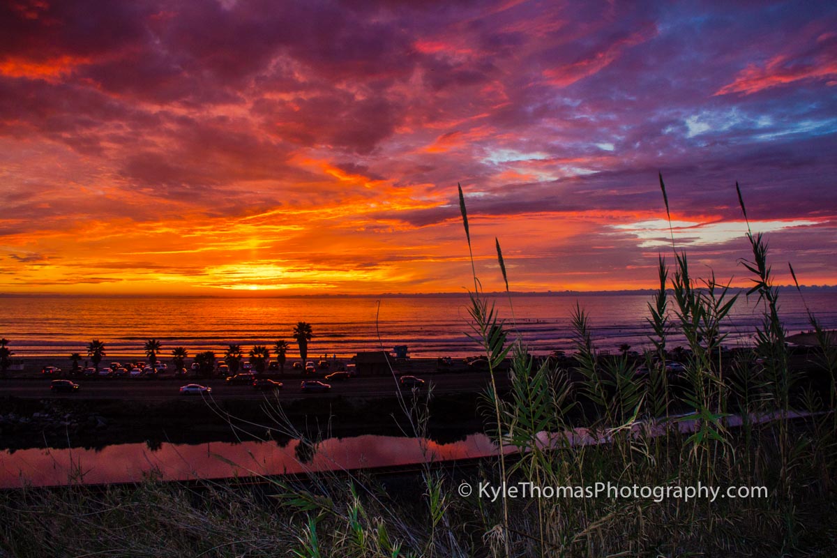 Cardiff-Encinitas-CA-Beach-Ocean-Sunset-Kyle-Thomas-Photography