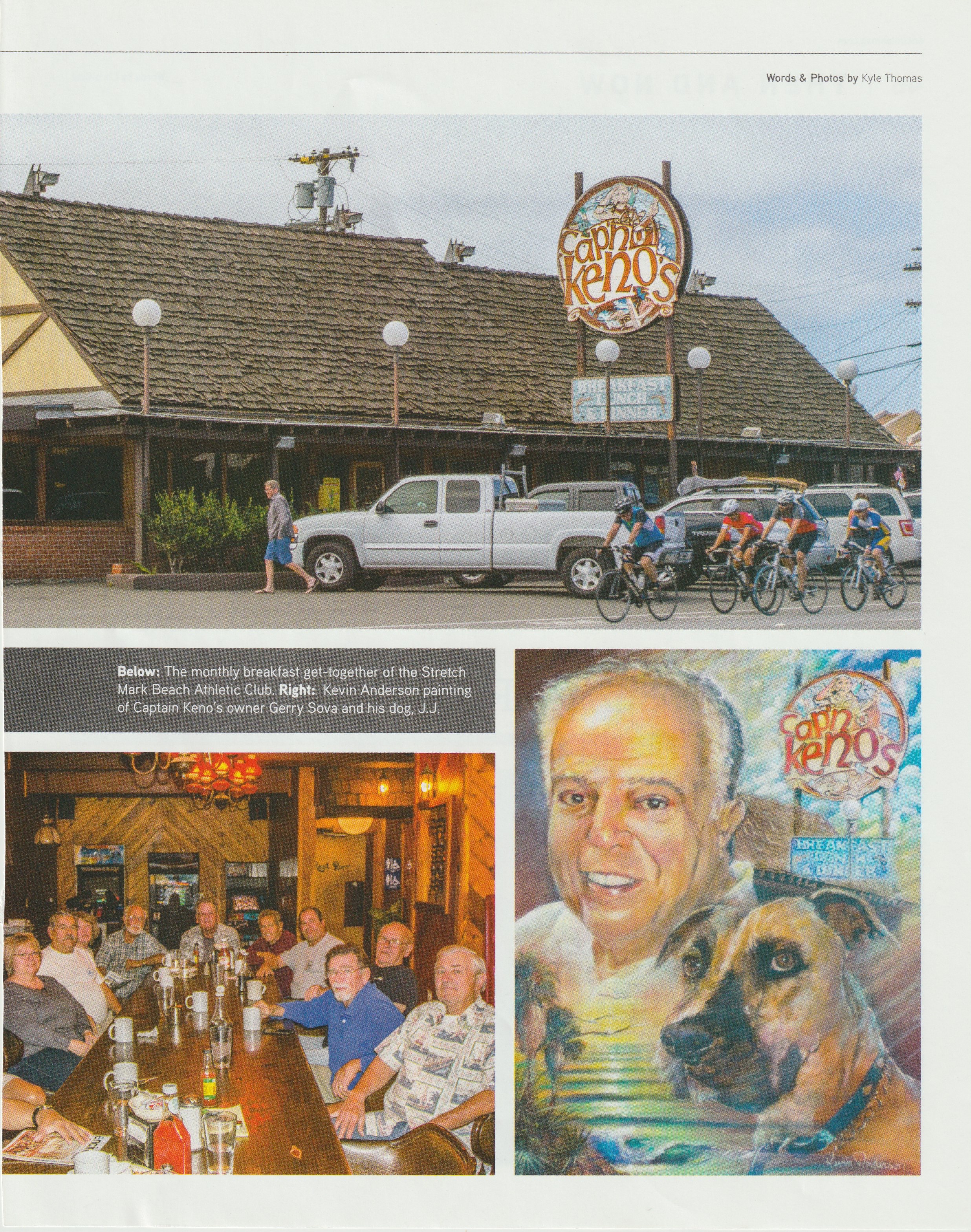 Captain Keno’s, An Encinitas Landmark, as it ran in Encinitas Magazine, page 45