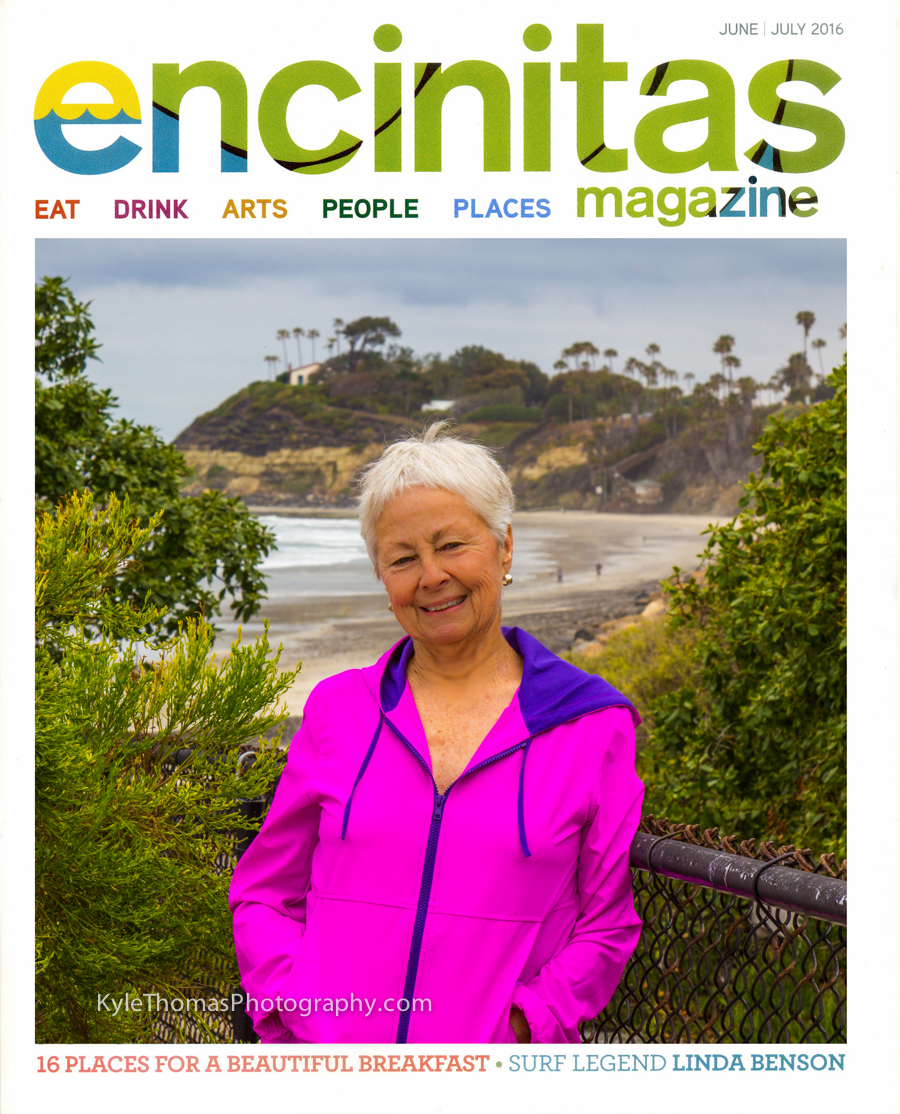 Encinitas Magazine Cover Linda Benson