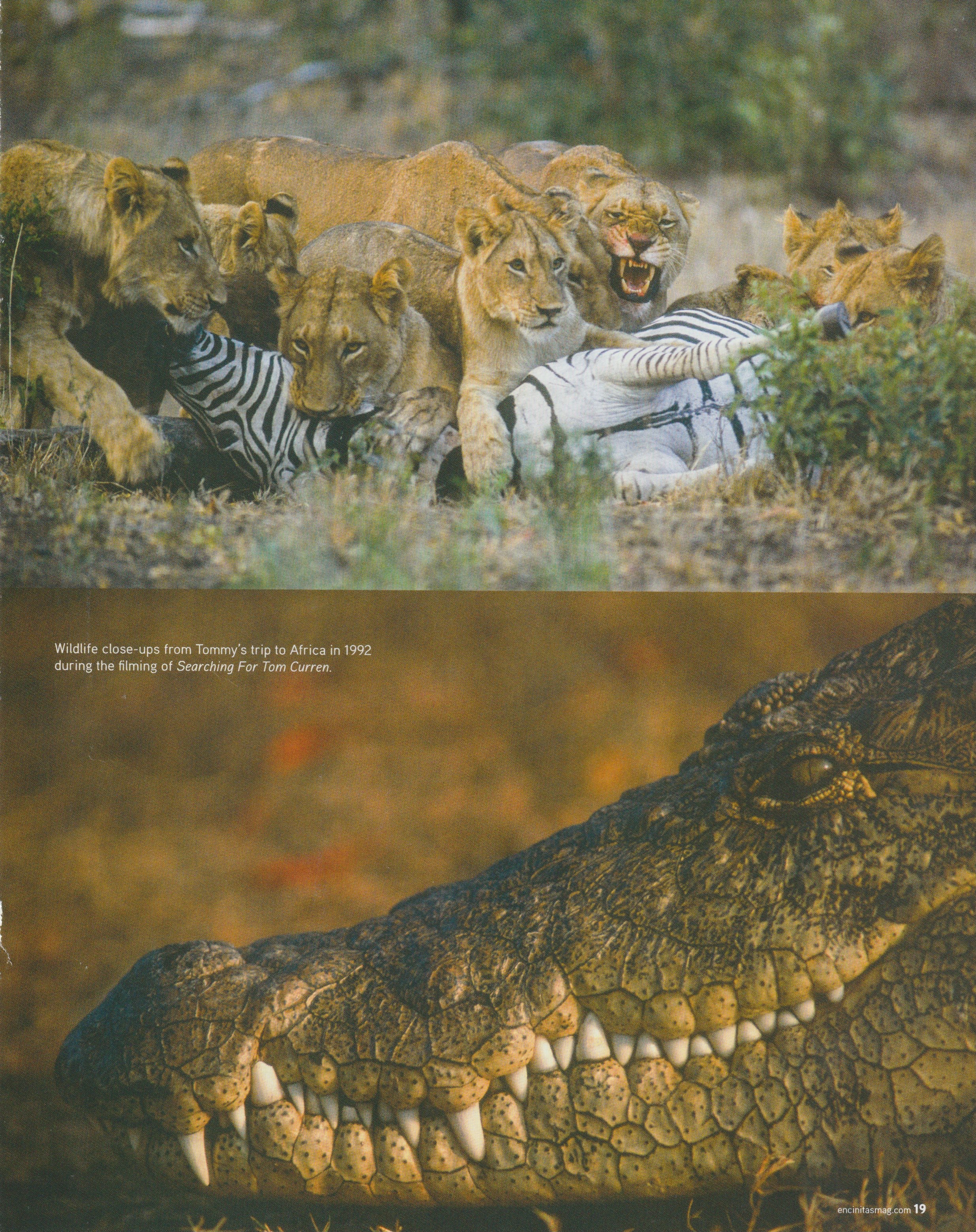 The Amazing Life of Thomas DeSoto, as it ran in Encinitas Magazine, page 19