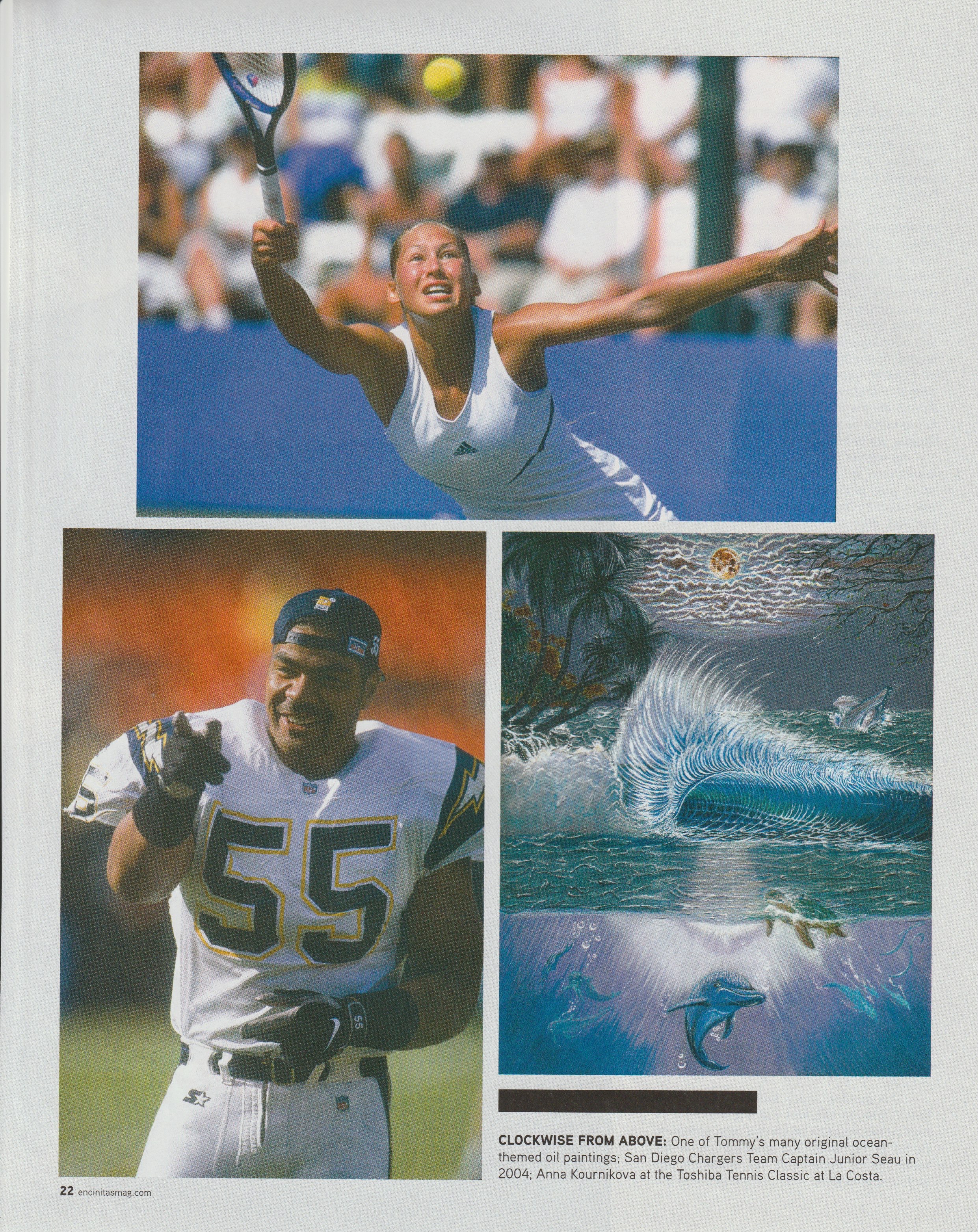 The Amazing Life of Thomas DeSoto, as it ran in Encinitas Magazine, page 22