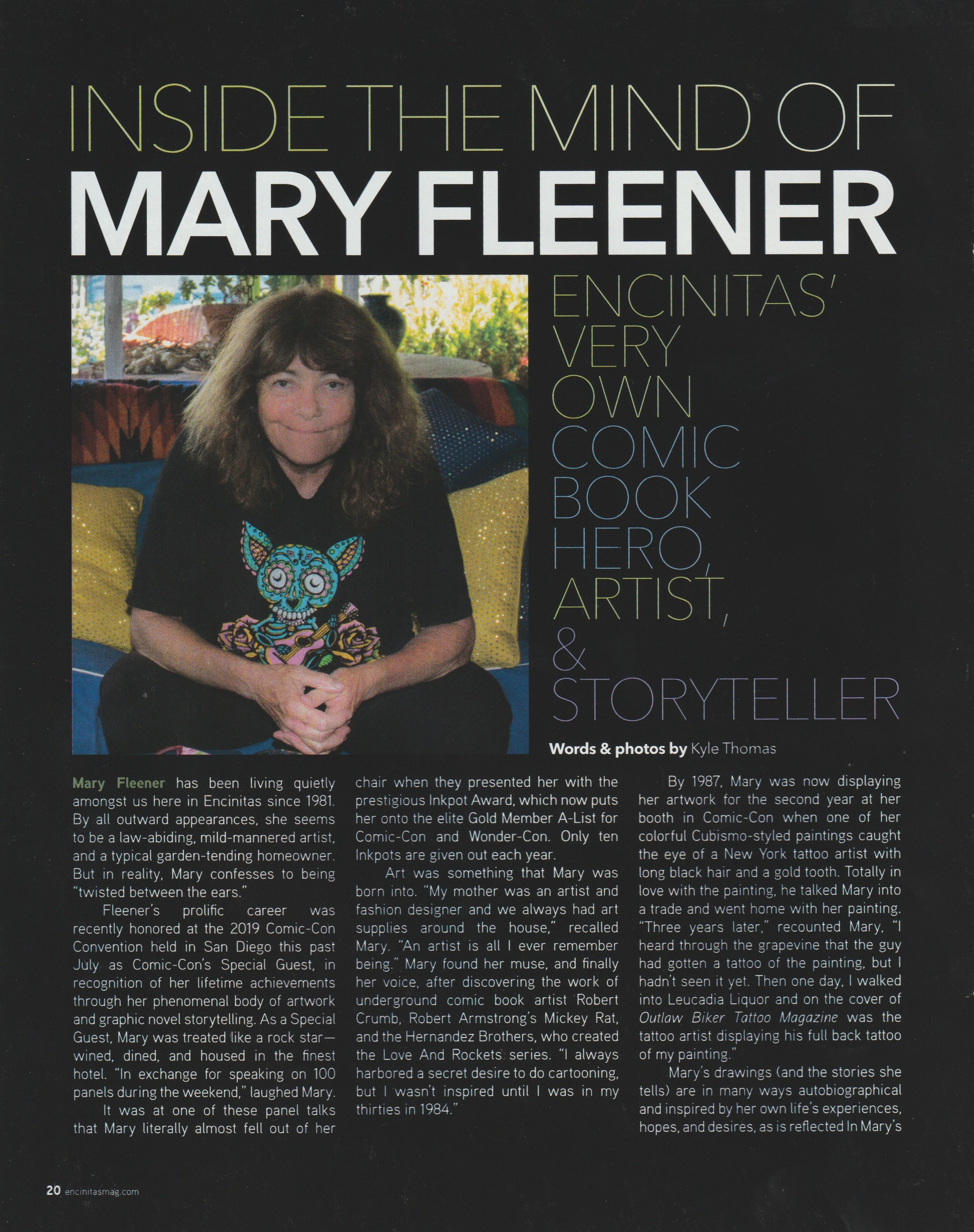 Twisted Between the Ears, as it ran in Encinitas Magazine, page 20