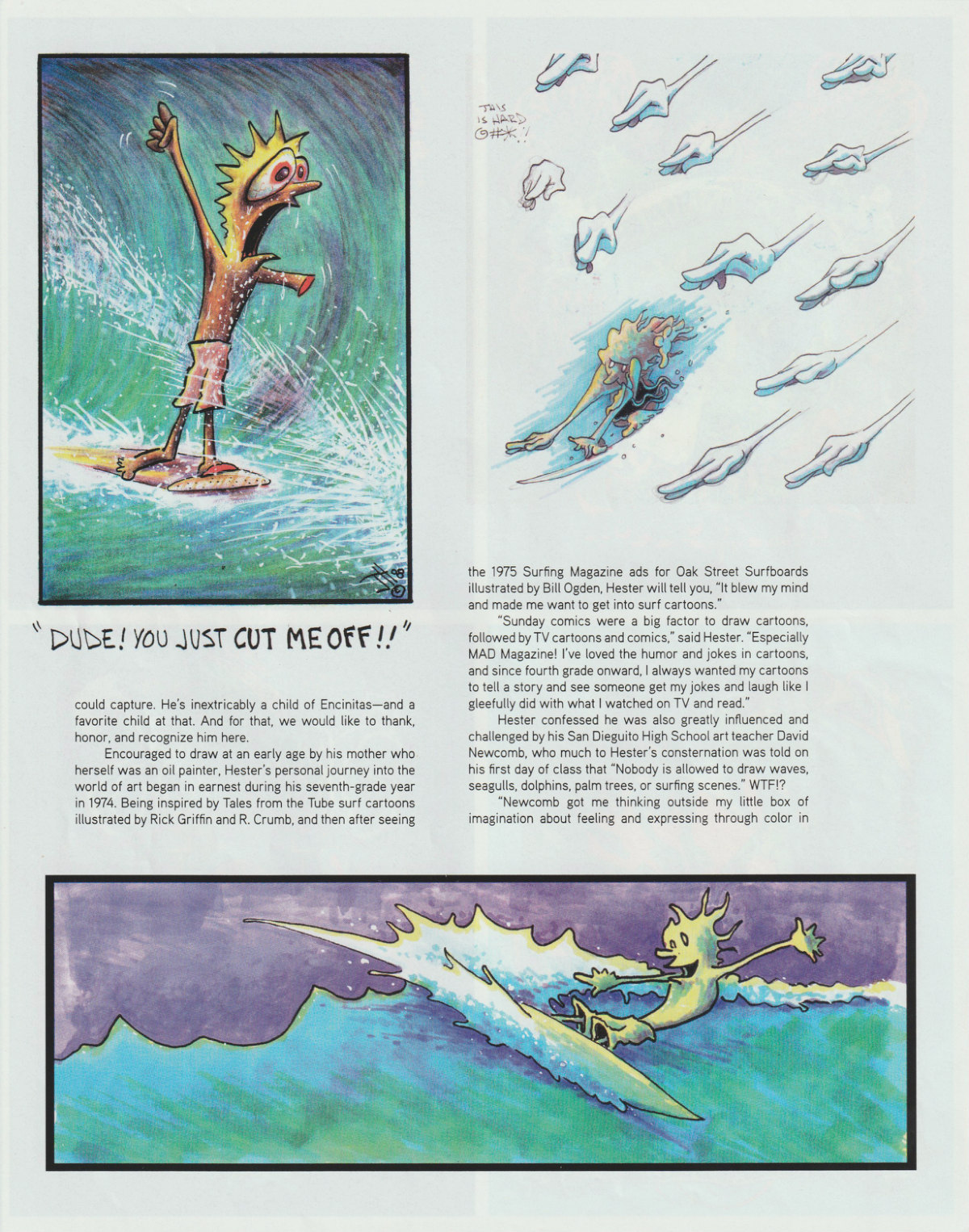 Page 19 of the John Hester story as printed in Encinitas Magazine, February/March 2020