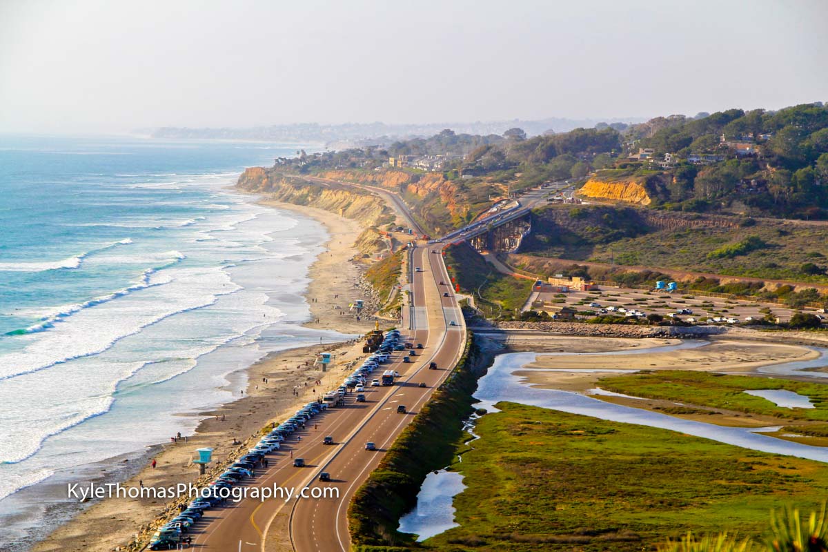 View from Torrey Pines to Del Mar California