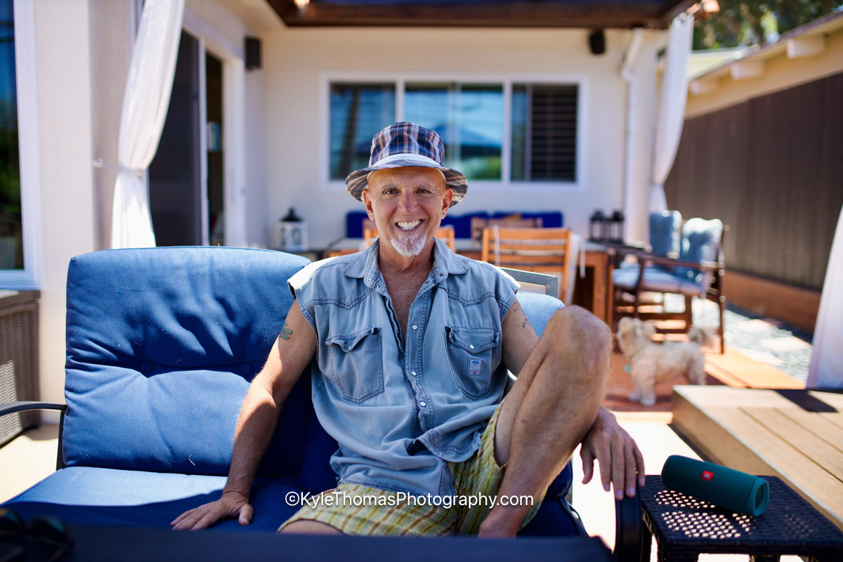 Darius Degher at home in Leucadia