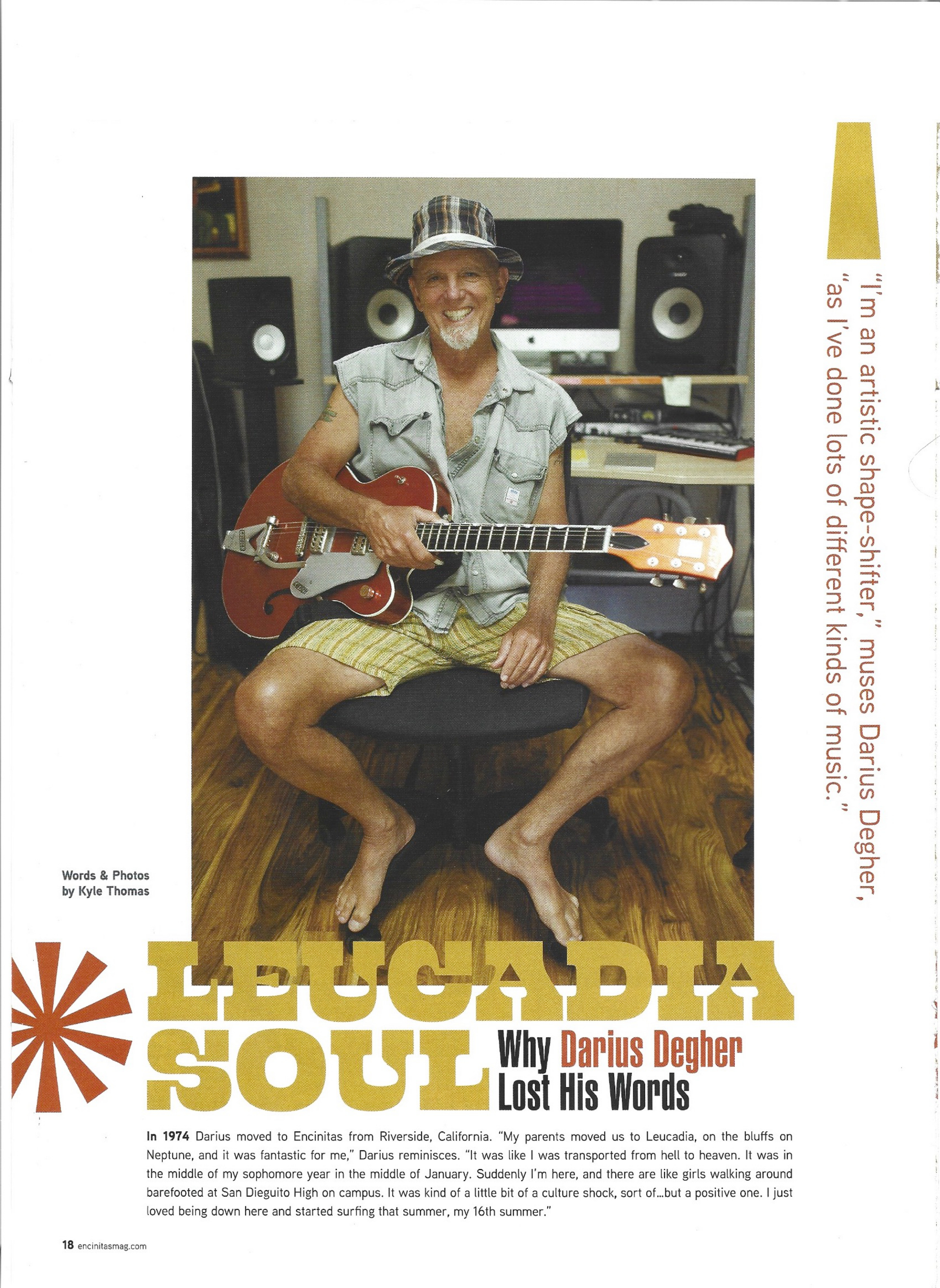 Leucadia Soul, as it ran in Encinitas Magazine, page 18