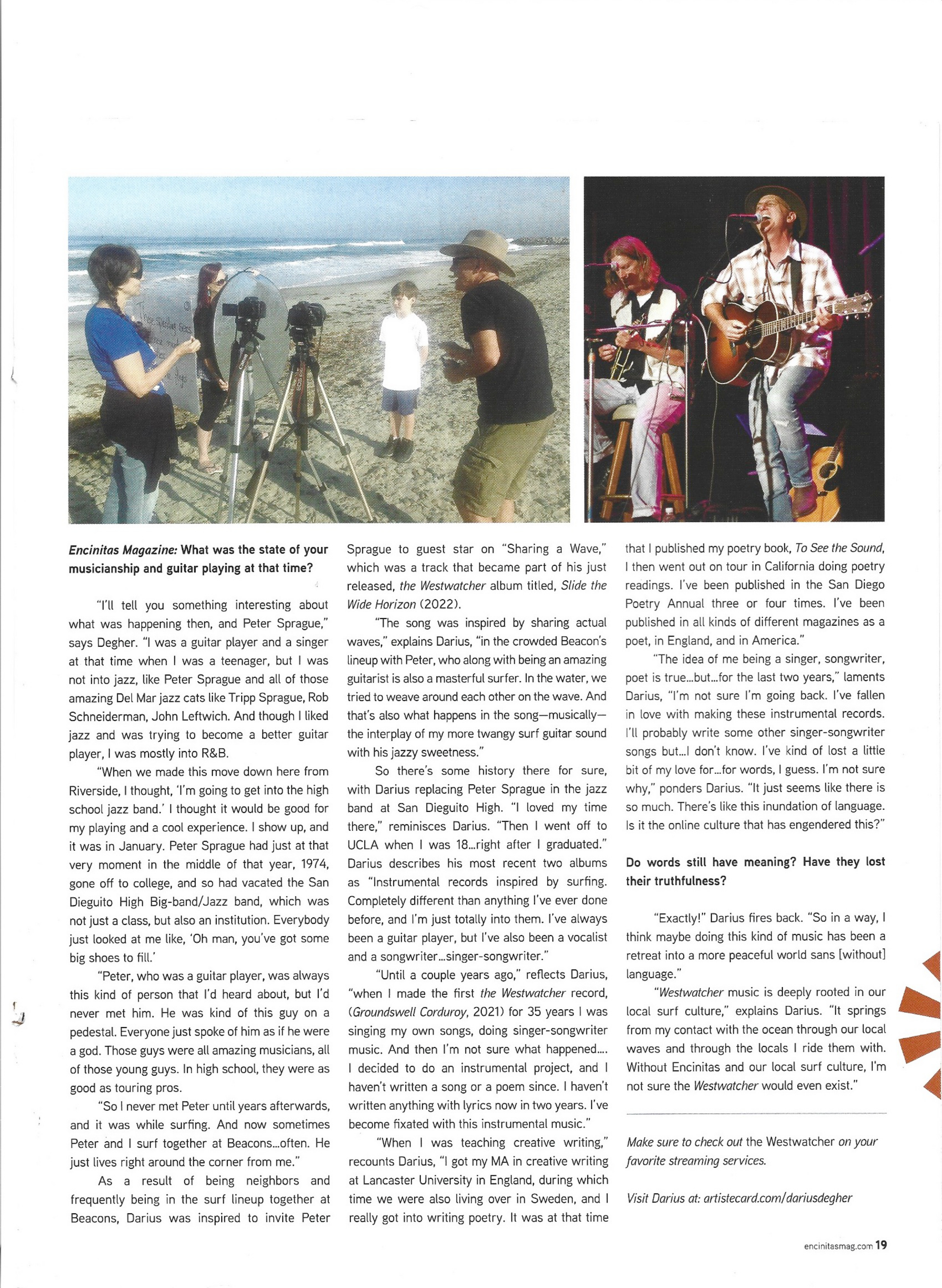 Leucadia Soul, as it ran in Encinitas Magazine, page 19