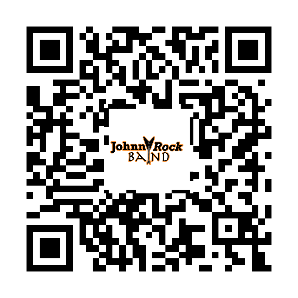 Johnny Rock Band QR code linking to the music video for Back in Encinitas